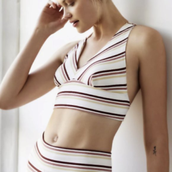 NWT Free People Movement Gidget Sports Bra Ivory - Picture 2 of 8